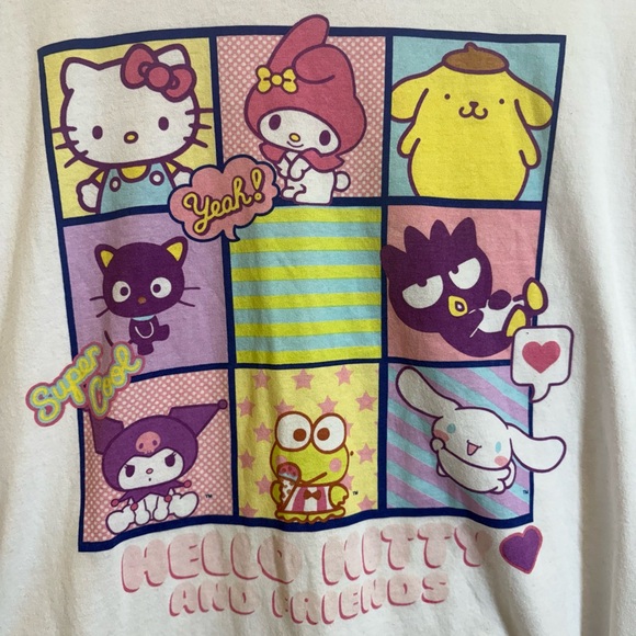 Sanrio Hello Kitty & Friends Graphic Tee | White | Large - Picture 4 of 12